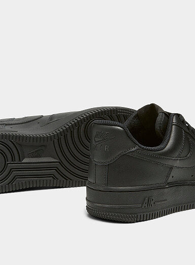 Air Force 1 Classic Black – Premium Leather Sneakers for Men