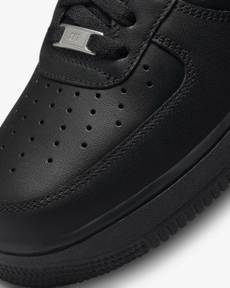 Air Force 1 Classic Black – Premium Leather Sneakers for Men